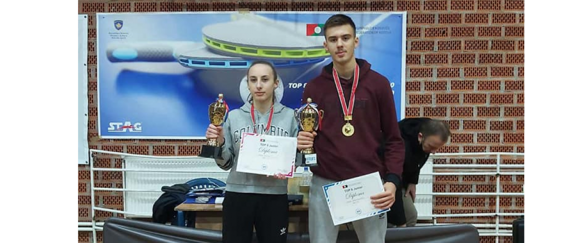 Fatih Karabaxhaku dhe Alma Mehmeti kampion ne kampionatin TOP 8 per JUNIOR/E