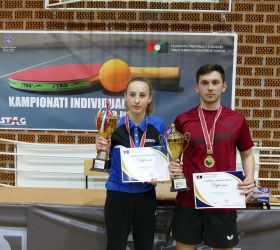 Kreshnik Mahmuti dhe Alma Mehmeti kampion në Kampionatin Individual për U21