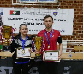 Kreshnik Mahmuti dhe Shega Hashani fitues të Kampionatit Individual të Kosovës për Senior “Adem Jashari”