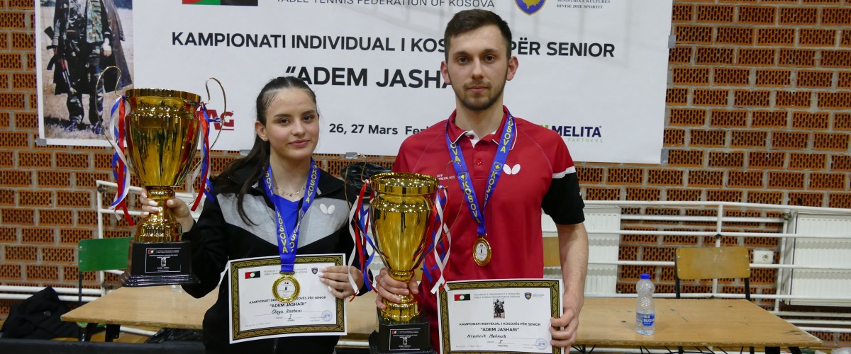 Kreshnik Mahmuti dhe Shega Hashani fitues të Kampionatit Individual të Kosovës për Senior “Adem Jashari”