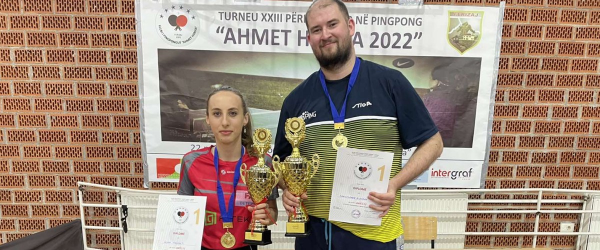 Alma Mehmeti dhe Chris Doran fitues të turneut 'Ahmet Hoxha 2022'