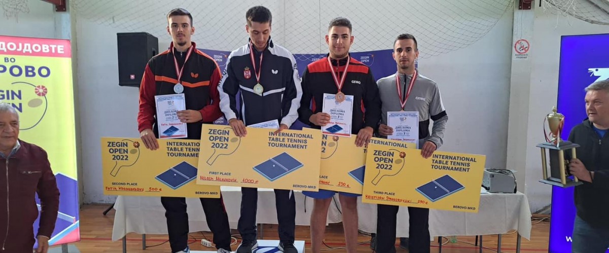 Fatih Karabaxhaku shkëlqen edhe në kategorinë e seniorëve në turneun ndërkombëtarë "Zegin Open 2022"