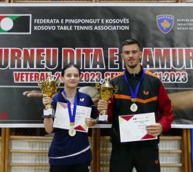 FATIH KARABAXHAKU DHE SHEGA HASHANI FITUES TË TURNEUT ‘DITA E FLAMURIT’ PËR SENIOR