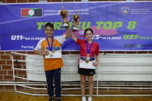 Resul Smaili dhe Maxhire Sojeva fitues të turneut TOP 8 për U13