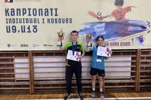 ZANA BLLACA KAMPIONE E DYFISHTË DHE OLTI BEHLULI E ARIJON KRASNIQI KAMPION TË VITIT 2025