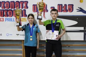 Olti Behluli e Zana Bllaca kampionë të kategorisë U15, Denat Makolli e Zana Bllaca kampionë të kategorisë U11