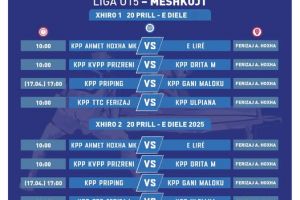 Fillojnë Garat Ekipore për Ligën e Juniorëve U15 Meshkuj